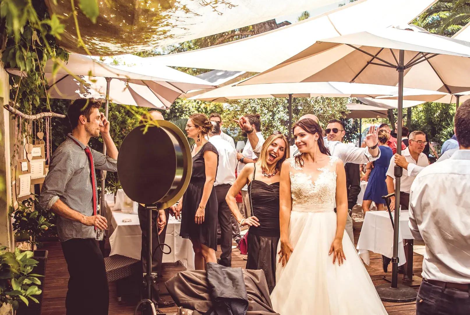Borne photo mariage